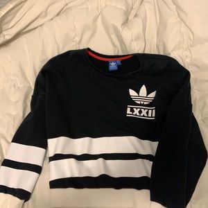 Oversized Adidas crew neck.